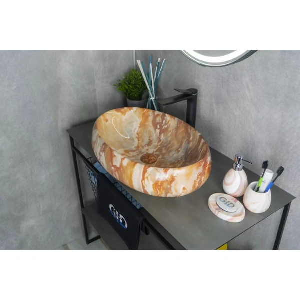 Раковина 59x40 см GID Stone Edition Mnc169