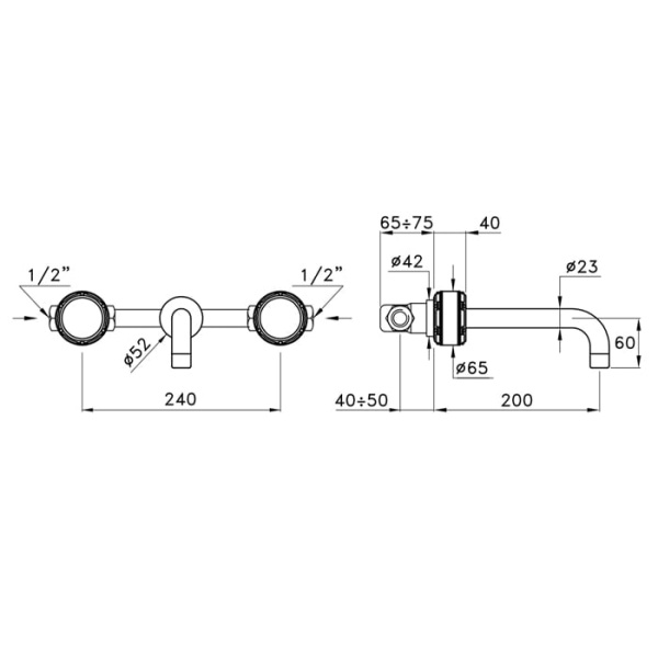 Смеситель для раковины Stella Timeaster TL 01003 CR00N