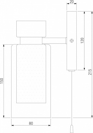 Бра Eurosvet Amado 70115/1 белый