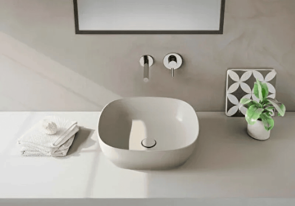 Раковина Vitra Outline Recycled 48 7994B066-0016 тауп матовый