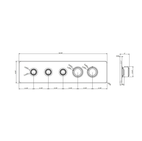Смеситель для душа Gessi Hi-Fi Eclectic 65224#299 черный матовый