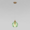 Подвесной светильник Eurosvet Lotus 50221/1 зеленый