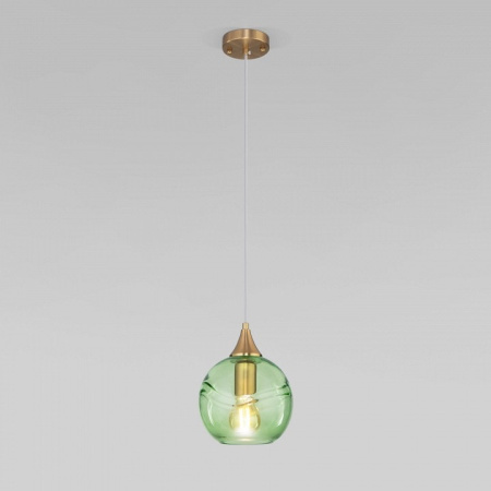 Подвесной светильник Eurosvet Lotus 50221/1 зеленый