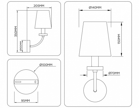 Бра Ambrella Light LH LH75359