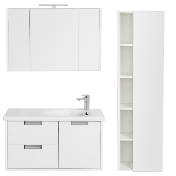 Шкаф зеркальный Roca Etna 977 (857305806) белый