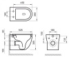 Чаша подвесного унитаза BelBagno Onda BB066CHR