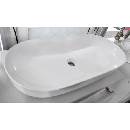 Раковина-чаша CeramaLux 78327 81x41 см, накладная, белый