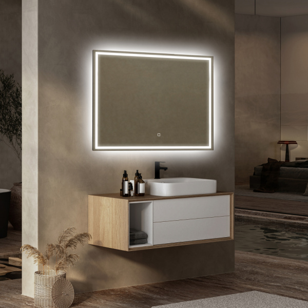 Зеркало с подсветкой Abber See AG6115S-1.0