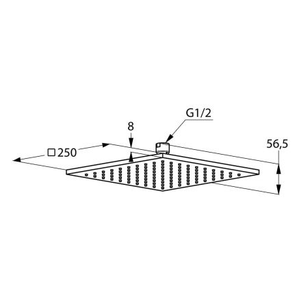 Верхний душ Kludi A-Qa 6442505-00