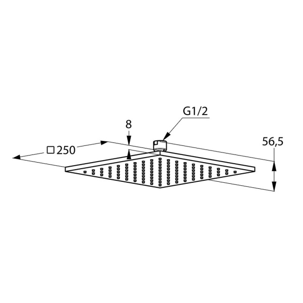 Верхний душ Kludi A-Qa 6442505-00