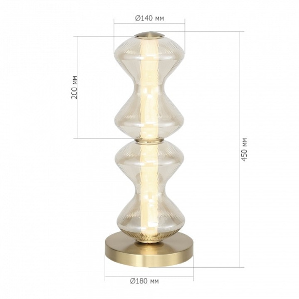 Настольная лампа декоративная ST-Luce SPINE SL6136.214.01