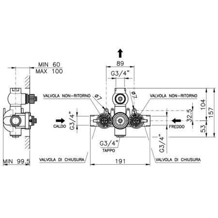 Внутренняя часть переключающего вентиля Nicolazzi 4910