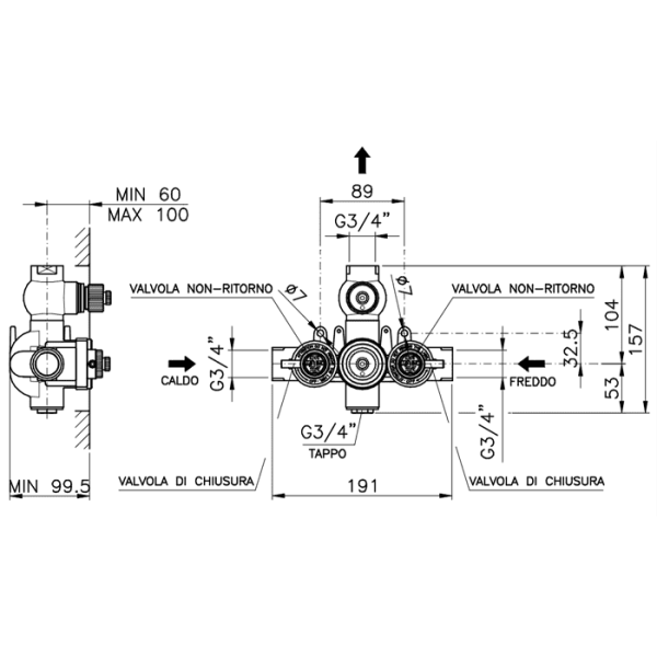 Внутренняя часть переключающего вентиля Nicolazzi 4910