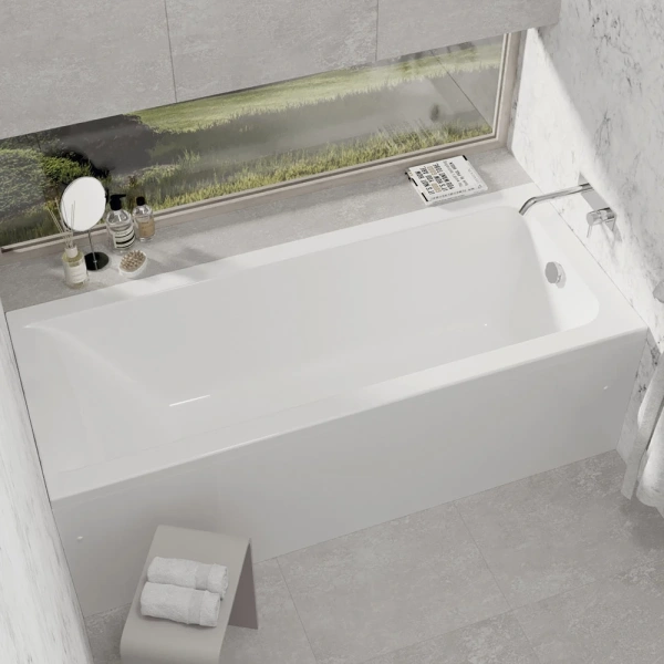 Фронтальная панель для ванны Alba Spa ЭВПРМ002000Ф200 160, белый