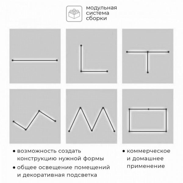Модульный светильник Imex Thin &amp; Smart IL.0060.5000-500-WH