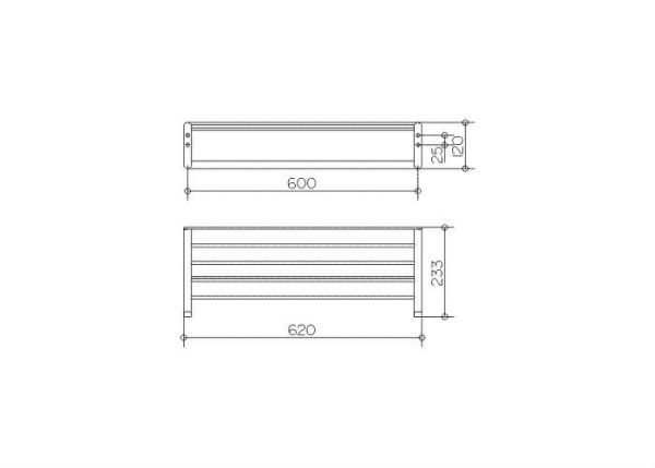 Полка для полотенец Keuco Elegance 11675010000 хром