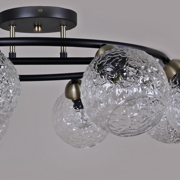 Потолочная люстра ILLUMICO IL0296-8CSQ-79 BK AB