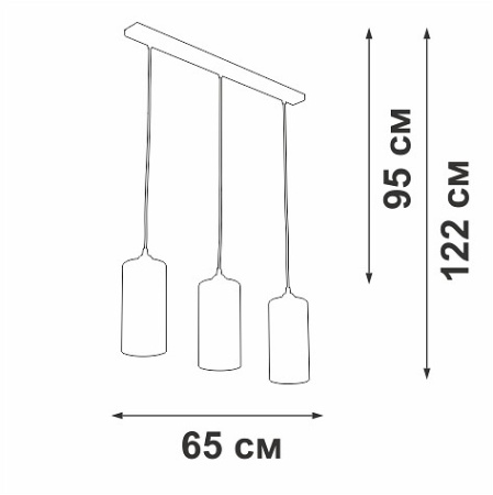 Подвесной светильник Vitaluce V2732 V2732-1/3S