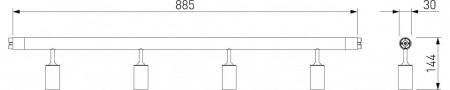 Модульный светильник Elektrostandard Module System a066179