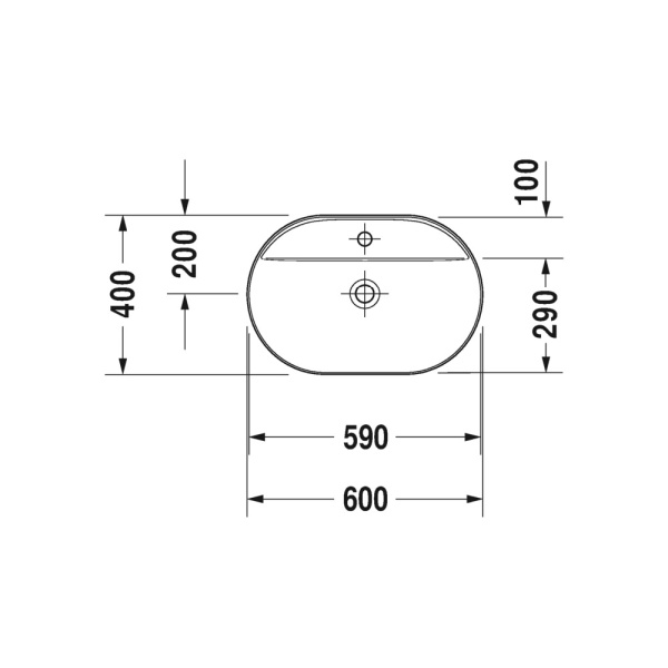 Раковина Duravit Luv 60 380600000