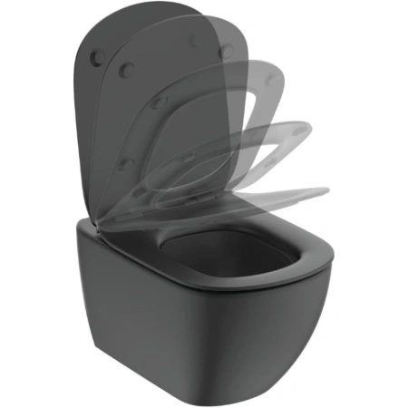 Унитаз подвесной Ideal Standard Tesi T0079V3 черный матовый