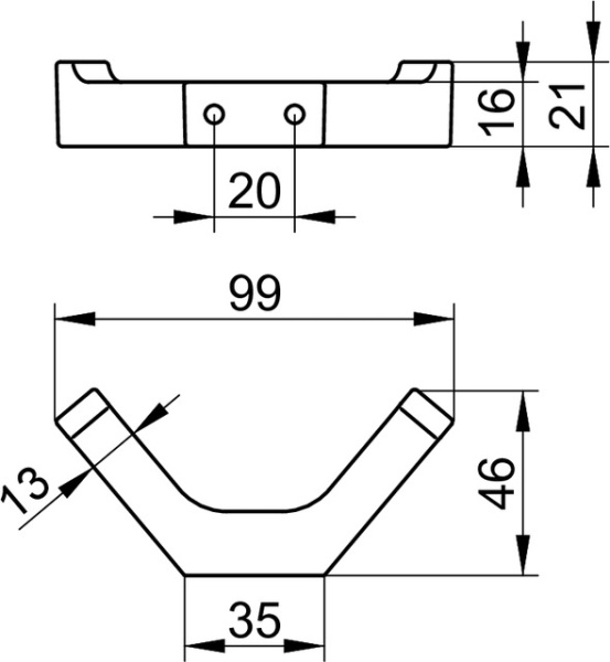 Крючок Keuco Edition 11 11115050000 никель шлифованный