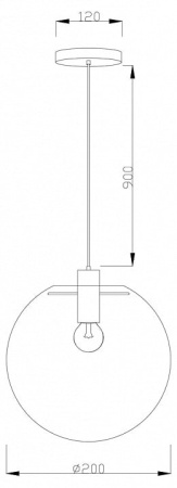 Подвесной светильник Moderli Aurora V11538-1P