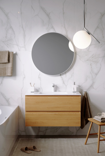 Тумба под раковину Aqwella Accent 100 ACC0110DZ дуб золотой