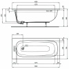 Акриловая ванна Ideal Standard I.Life 160х70 T475801 белый