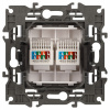 Розетка Ethernet RJ-45 без рамки Эра Эра Elegance 14-3108-03