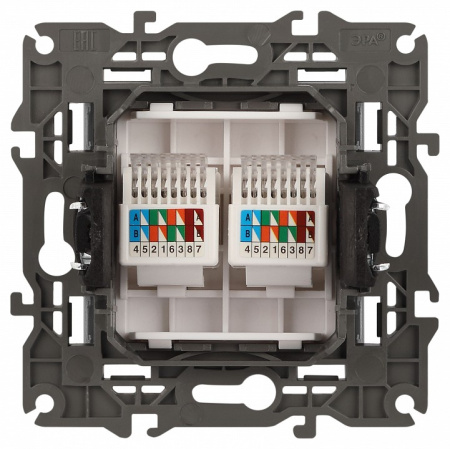 Розетка Ethernet RJ-45 без рамки Эра Эра Elegance 14-3108-03