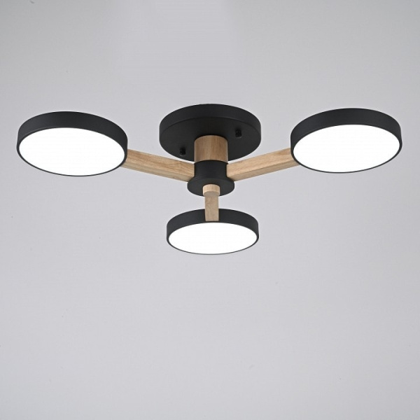 Люстра на штанге Imperiumloft TURNA Black TURNA01