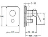Смеситель Jacob Delafon Aleo+ E98718-CP