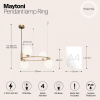 Подвесной светильник Maytoni Ring MOD013PL-04BS1