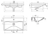 Раковина BelBagno 70 BB-0321-70-LVB