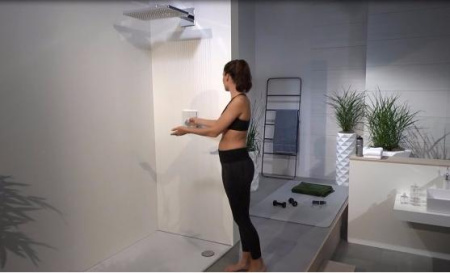 Верхний душ с держателем hansgrohe Rainmaker 24003400