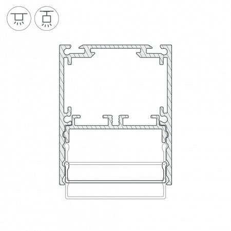 Профиль накладной Arlight SL-LINE 044670