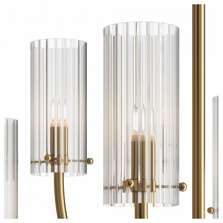 Люстра на штанге Maytoni Арко MOD223PL-06BS