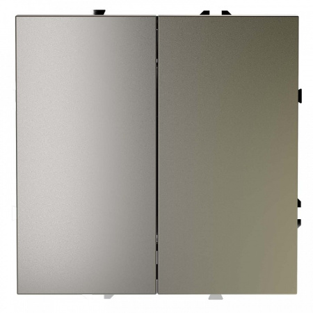 Переключатель перекрестный двухклавишный без рамки Voltum S70 VLS020504