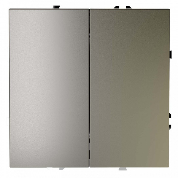 Переключатель перекрестный двухклавишный без рамки Voltum S70 VLS020504