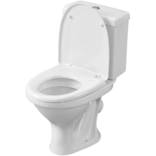 Унитаз-компакт Santeri Forward 1.P205.2.S00.00B.F (4640009670680) косой выпуск, с сиденьем, белый