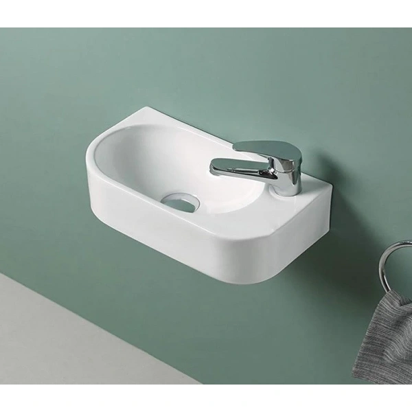 Раковина CeramaLux 78204L 40x21,5 см L, рукомойник, белый