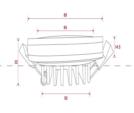 Встраиваемый светильник Maytoni Phanton DL2001-L7W