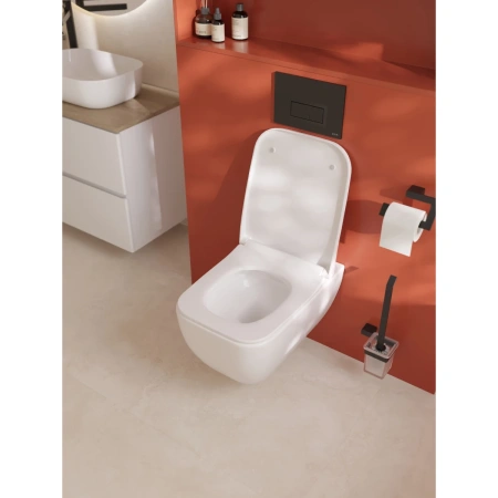 Унитаз подвесной VitrA Shift 7742B003-0075 безободковый, белый
