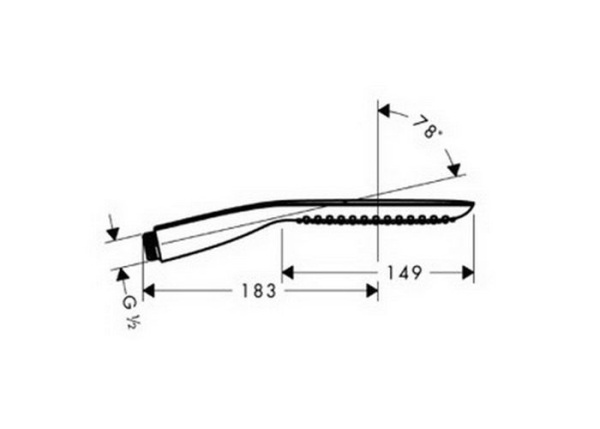 Лейка для душа hansgrohe PuraVida 28558400