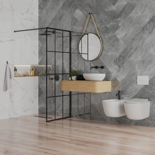 Смеситель для биде Paini Cox Grip 7GPZ304 черный матовый