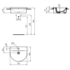 Раковина 55x46 см Ideal Standard Connect Arc E797801
