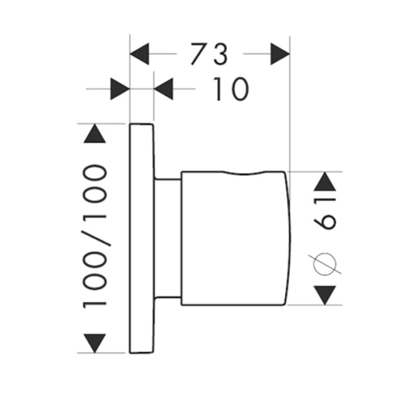 Переключатель потоков Axor Citterio M 34920000
