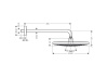 Верхний душ hansgrohe Raindance Select S 27378400