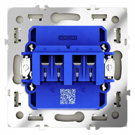 Розетка акустическая без рамки Voltum S70 VLS060305